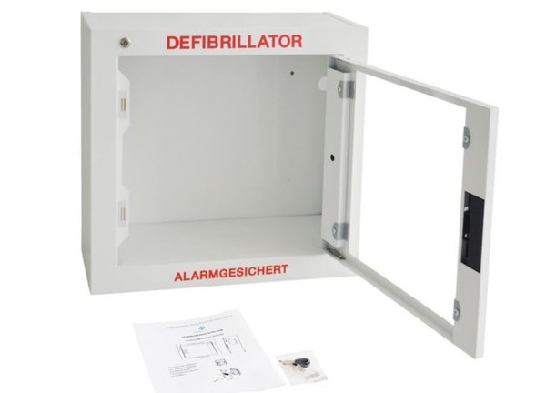AED Defibrillator Wandschrank Geräteschrank für die Wandmontage mit akustischen Alarm