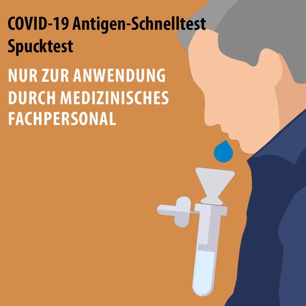 Covid19-Antigen-Spuck-Schnelltest, Konsung 1er Box