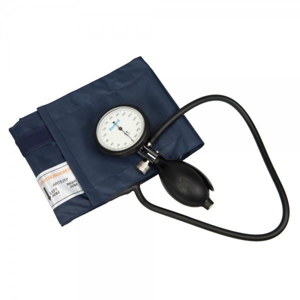 Orthomed Blutdruckmessgerät Mod. Aneroid mit Klettmanschette, 1-Schlauch im praktischen Etui