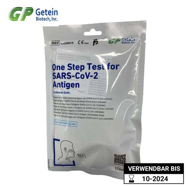 Getein Biotech COVID-19 Antigen-Laien-Schnelltest 1er Softpack